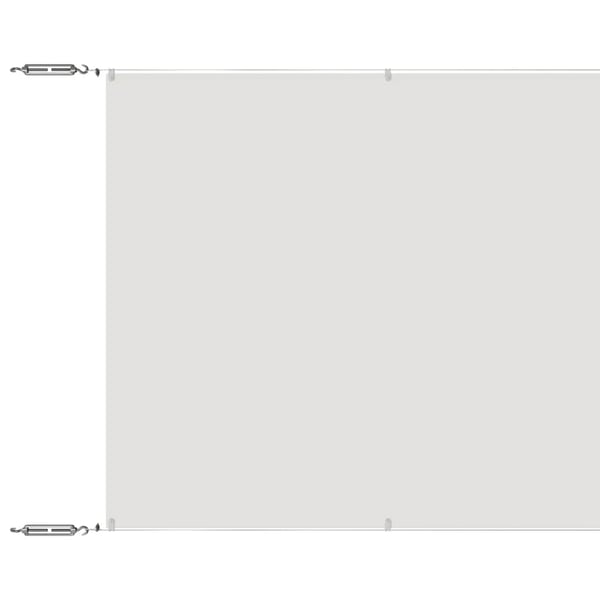 vidaXL Vertikal markise hvit 140x800 cm oxford stoff