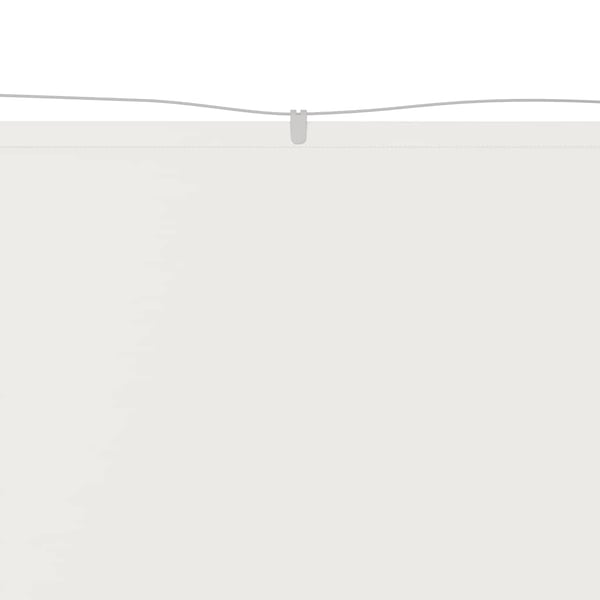 vidaXL Vertikal markise hvit 140x800 cm oxford stoff