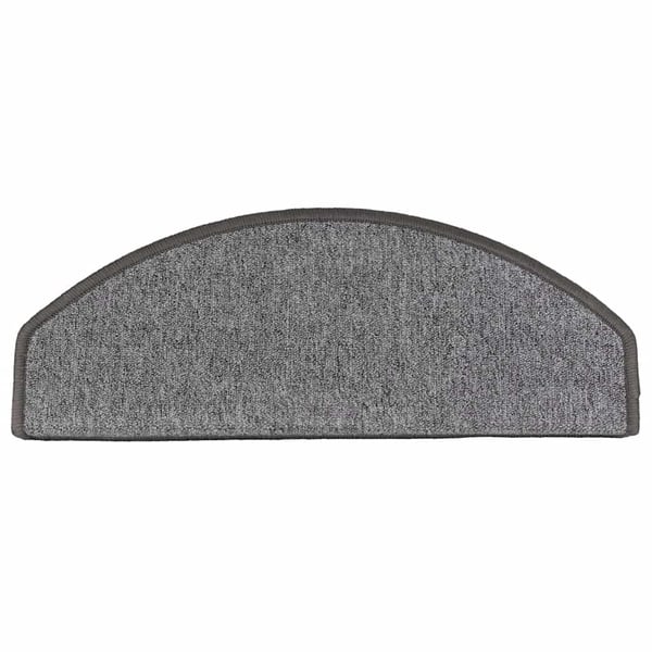 vidaXL trappemåtter 10 stk. 65x24x4 cm mørkegrå