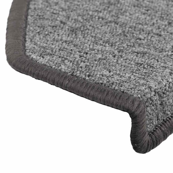 vidaXL trappemåtter 10 stk. 65x24x4 cm mørkegrå