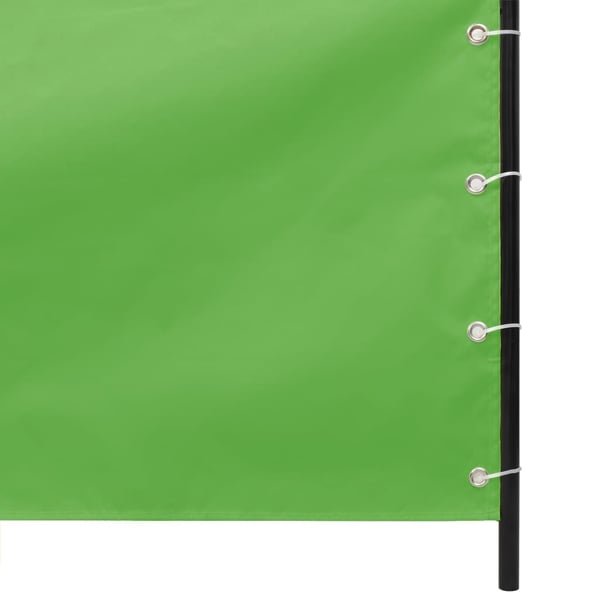 vidaXL Balkongskjerm lysegrønn 100x240 cm oxfordstoff