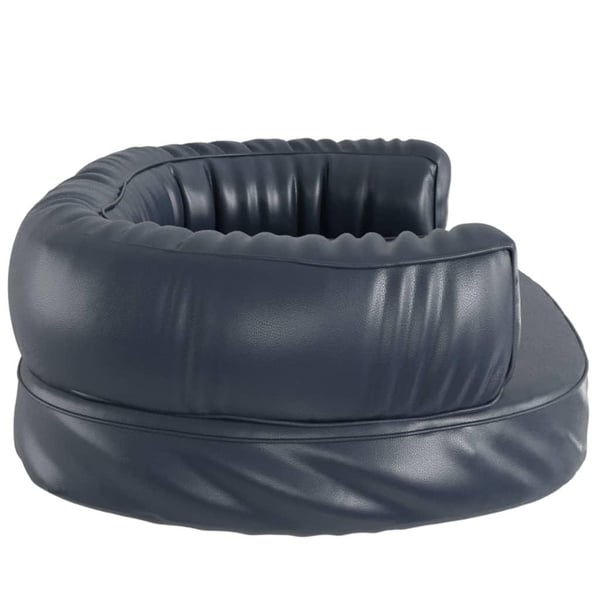 vidaXL ergonomisk hundeseng 75x53 cm skum og kunstlæder mørkeblå