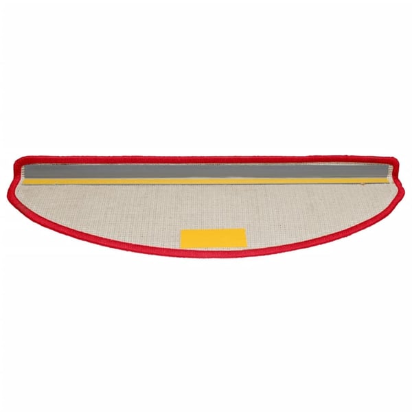vidaXL trappemåtter 10 stk. 65x21x4 cm rød