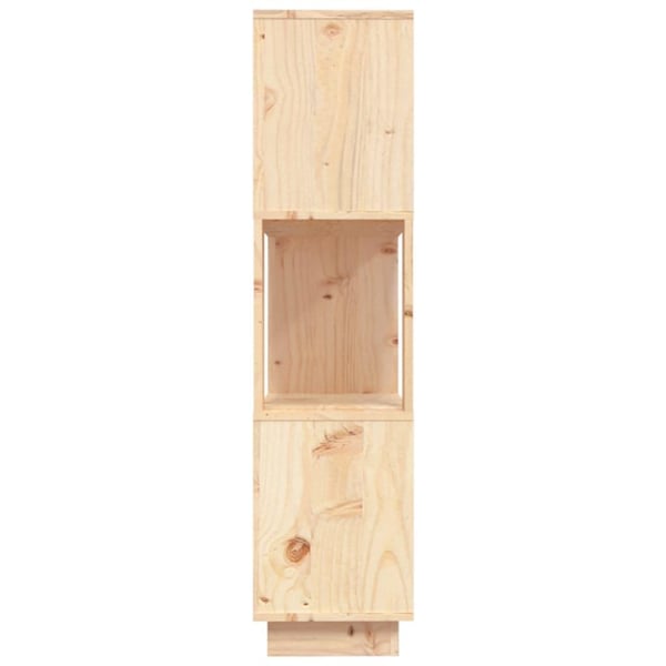 vidaXL Bokhylle/romdeler 80x25x101 cm heltre furu