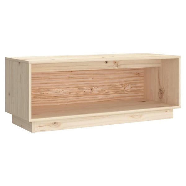 vidaXL TV-benk 90x35x35 cm heltre furu