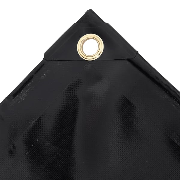 vidaXL Presenning 650 g/m² 1,5x10 m svart