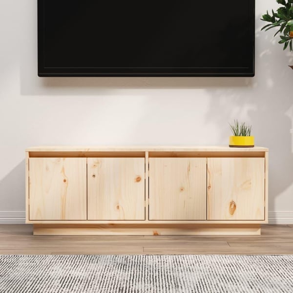 vidaXL TV-taso 110x34x40 cm täysi mänty