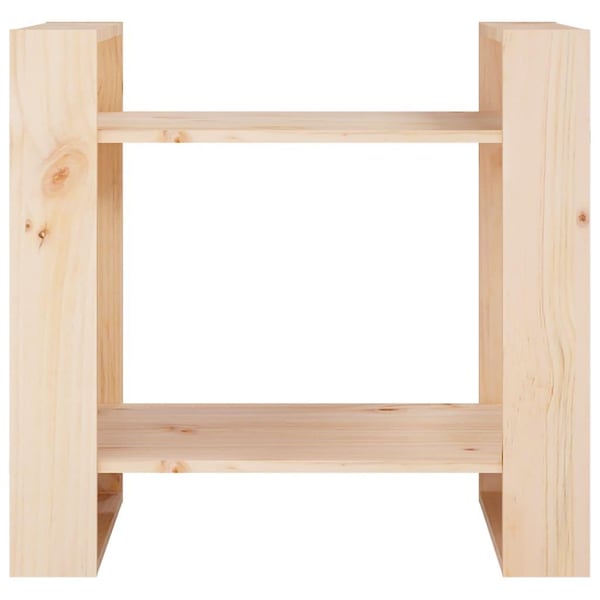 vidaXL Bokhylle/romdeler 60x35x57 cm heltre furu