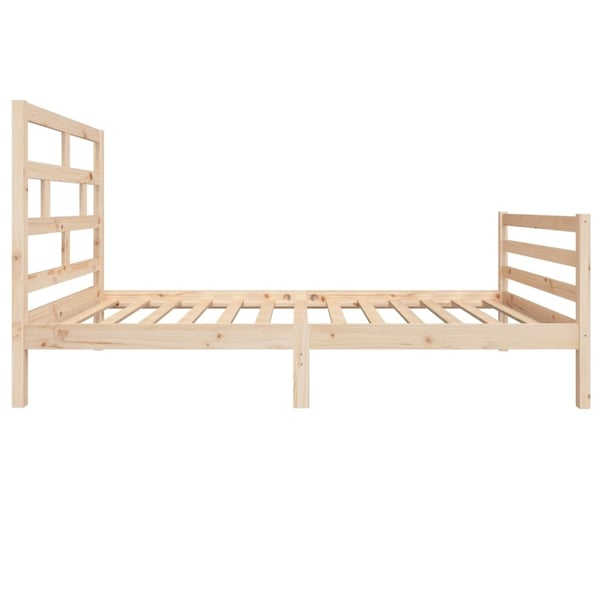 vidaXL Sengeramme heltre furu 100x200 cm