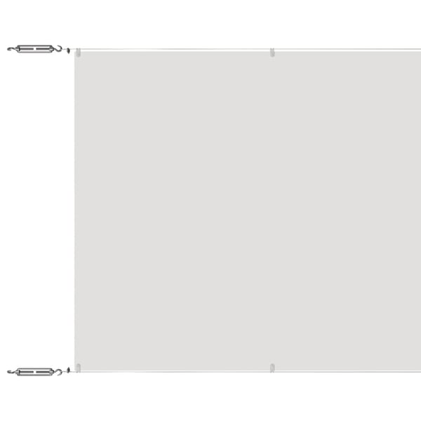 vidaXL Vertikal markise hvit 180x1200 cm oxfordstoff