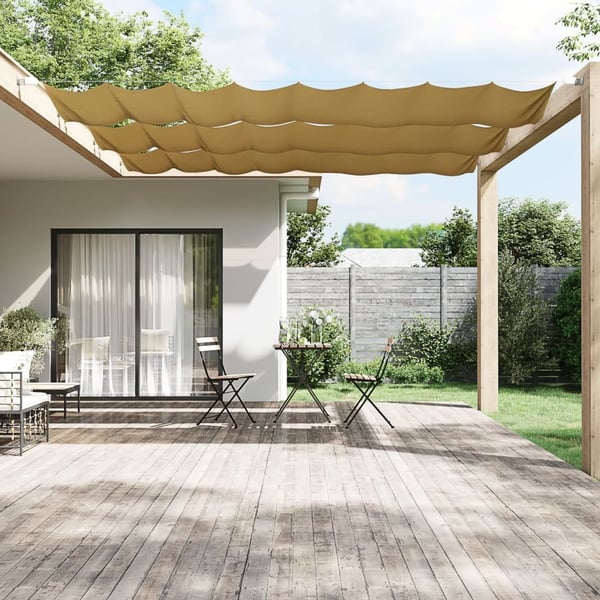 vidaXL Pystymarkiisi beige 100x800 cm Oxford kangas