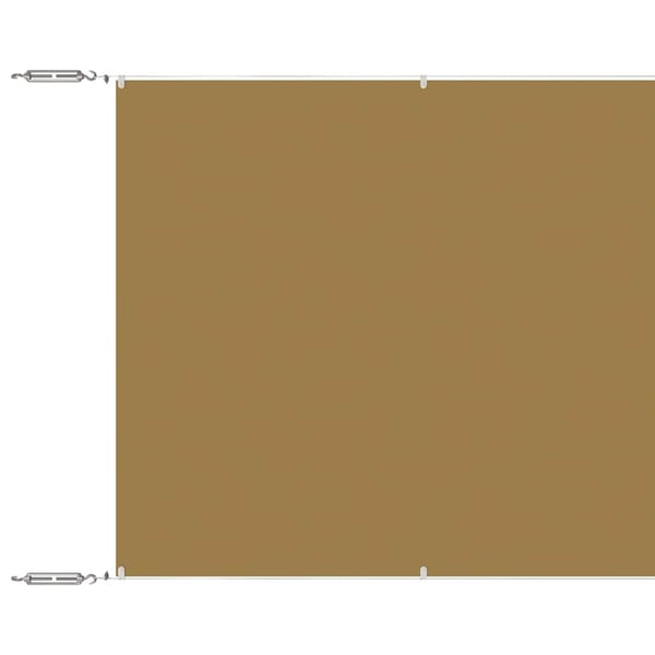 vidaXL Pystymarkiisi beige 140x800 cm Oxford kangas