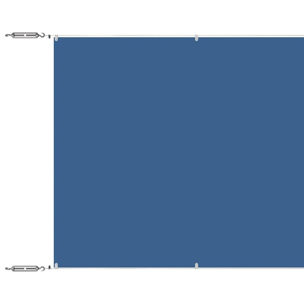 vidaXL Vertikal markise blå 140x1200 cm oxfordstoff