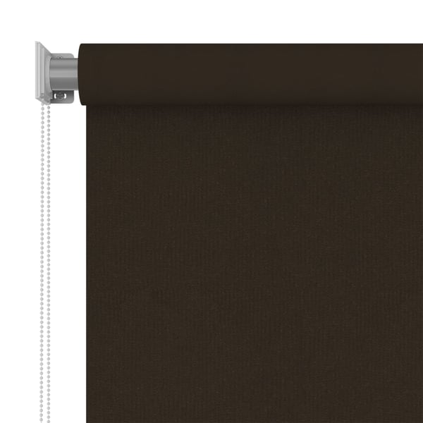 vidaXL Rullgardin utomhus 160x140 cm brun HDPE