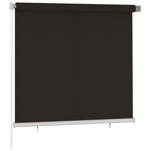 vidaXL Rullgardin utomhus 160x140 cm brun HDPE