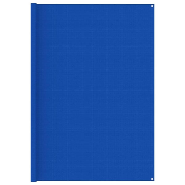 vidaXL telttæppe 250x200 cm HDPE blå