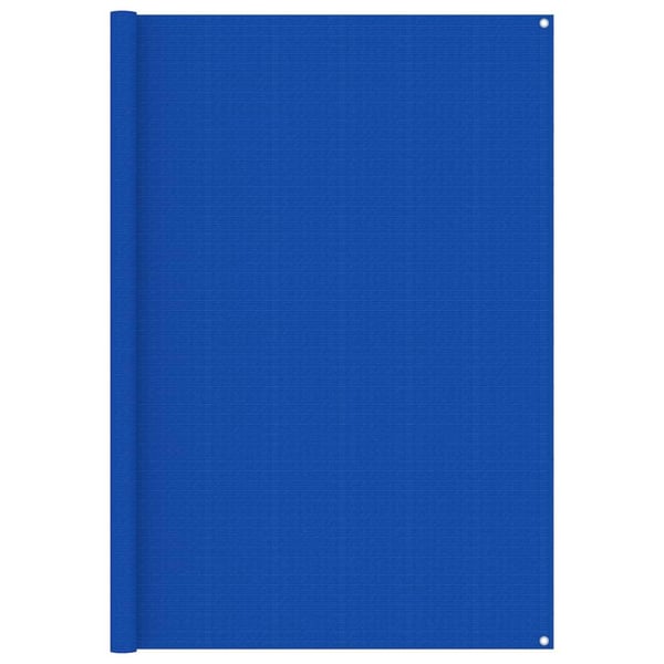 vidaXL telttæppe 200x400 cm HDPE blå