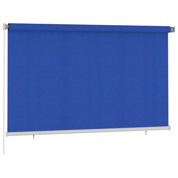 vidaXL Rullaverho ulkotiloihin 240x140 cm sininen HDPE