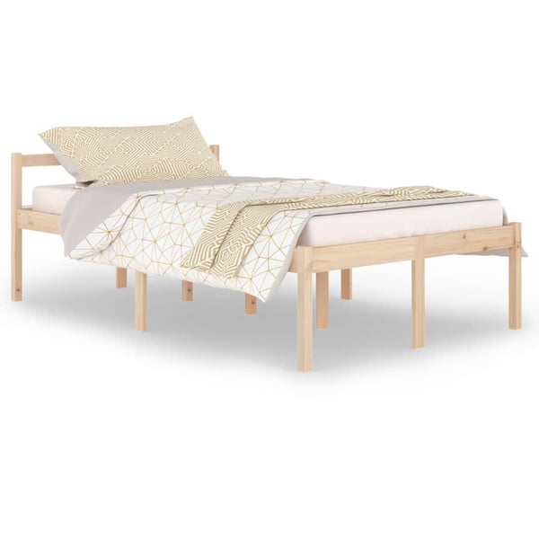 vidaXL Seniorseng 120x200 cm heltre furu