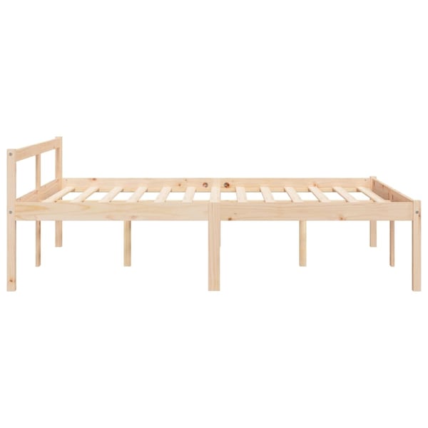 vidaXL Seniorseng 120x200 cm heltre furu