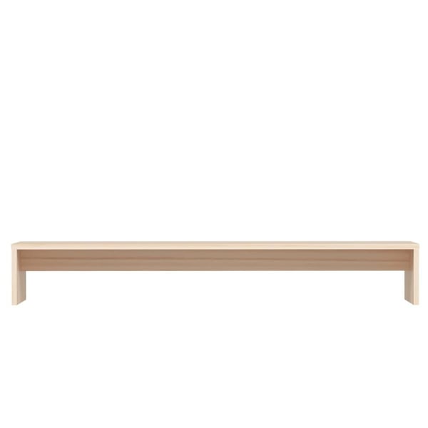 vidaXL skærmholder 100x27x15 cm massivt fyrretræ
