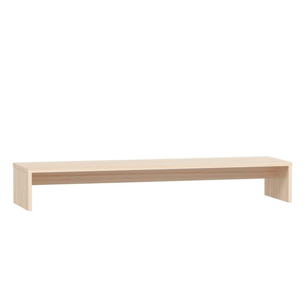vidaXL skærmholder 100x27x15 cm massivt fyrretræ