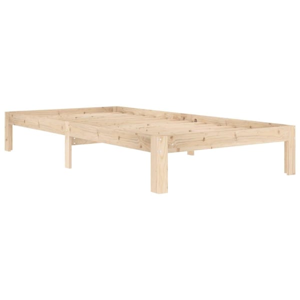 vidaXL Sengeramme heltre furu 100x200 cm