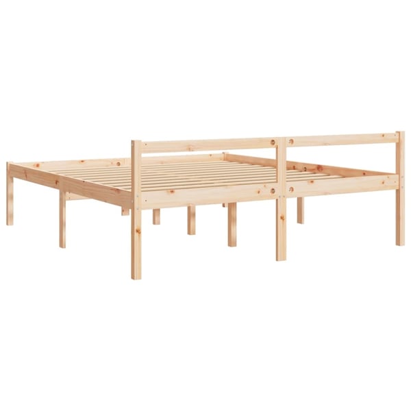 vidaXL Seniorseng 200x200cm heltre furu