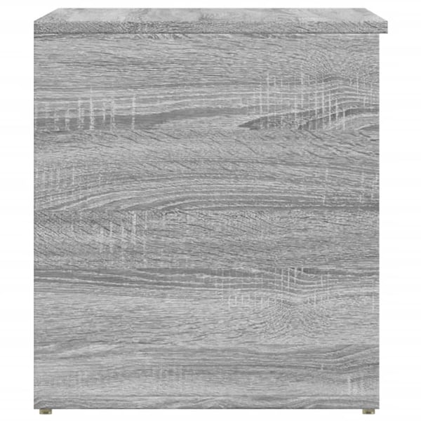 vidaXL Oppbevaringskiste grå sonoma 84x42x46 cm konstruert tre