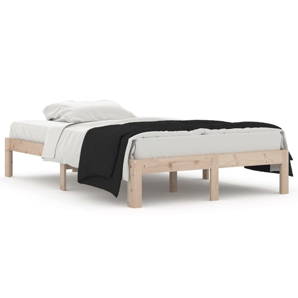 vidaXL Sengeramme heltre 120x190 cm Small Double