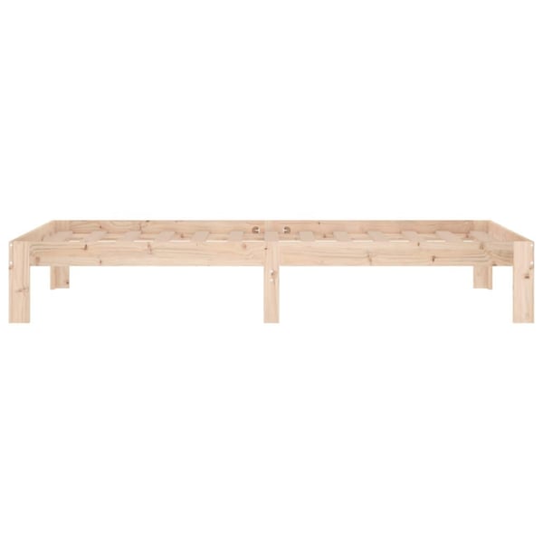 vidaXL Sengeramme heltre furu 90x190 cm Single