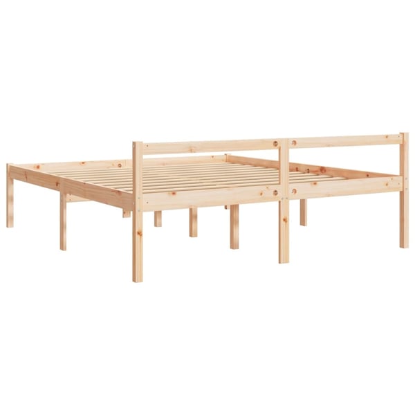 vidaXL seniorseng 180x200 cm super kingsize massivt fyrretræ
