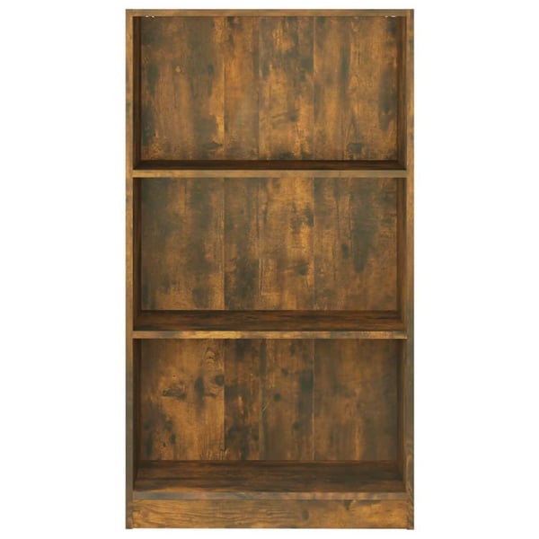 vidaXL Bokhylle røkt eik 60x24x109 cm konstruert tre