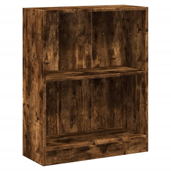 vidaXL bogreol 60x24x76 cm konstrueret træ sonoma-egetræsfarve