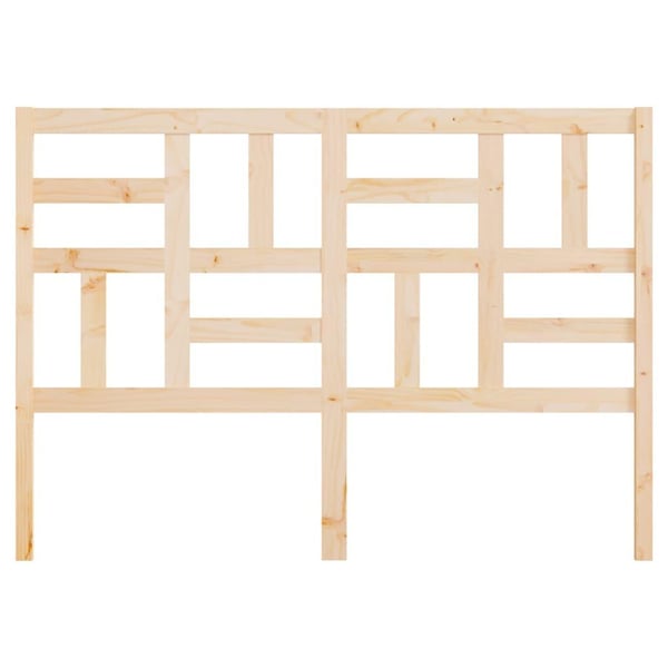 vidaXL Sengegavl 146x4x104 cm heltre furu