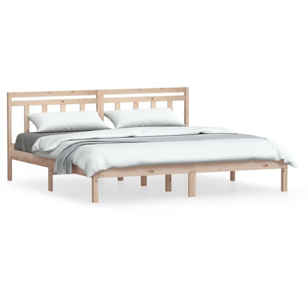 vidaXL Sengeramme heltre furu 160x200 cm