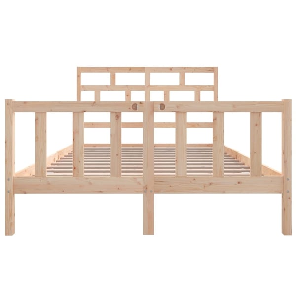 vidaXL Sengeramme heltre furu 160x200 cm