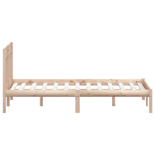vidaXL Sengeramme 150x200 cm King Size heltre