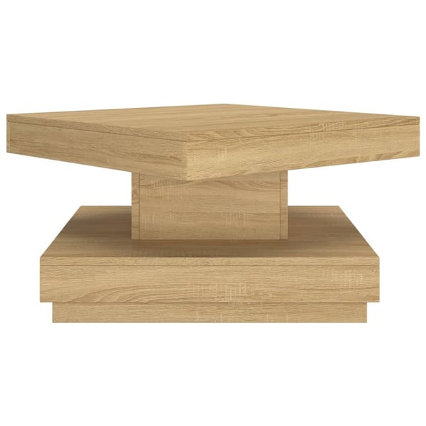 vidaXL sofabord 60x60x35 cm MDF lysebrun