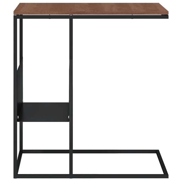 vidaXL Sidebord svart 55x36x59,5 cm konstruert tre