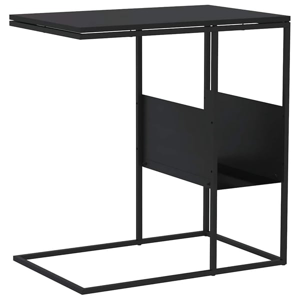vidaXL sidebord 55x36x59,5 cm konstrueret træ sort