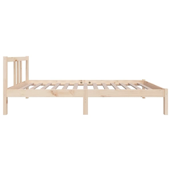 vidaXL Sengeramme heltre furu 90x190 cm Single