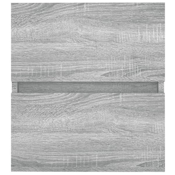 vidaXL Servantskap grå sonoma 41x38,5x45 cm konstruert tre