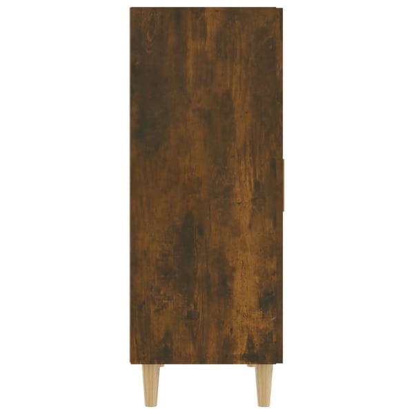 vidaXL Skjenk røkt eik 70x34x90 cm konstruert tre