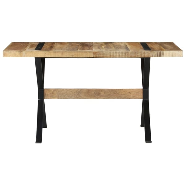 vidaXL spisebord 140x70x76 cm ru mangotræ