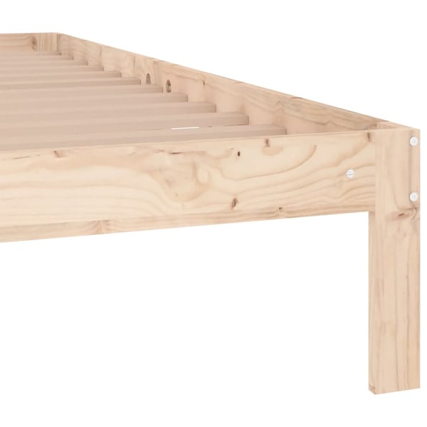 vidaXL Sengeramme heltre 150x200 cm King Size