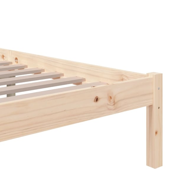 vidaXL Sengeramme heltre 120x200 cm