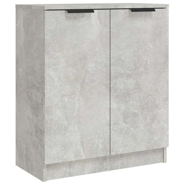 vidaXL Skjenker 2 stk betonggrå 60x30x70 cm konstruert tre