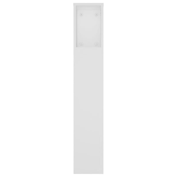 vidaXL Sengegavlskap hvit 180x18,5x104,5 cm