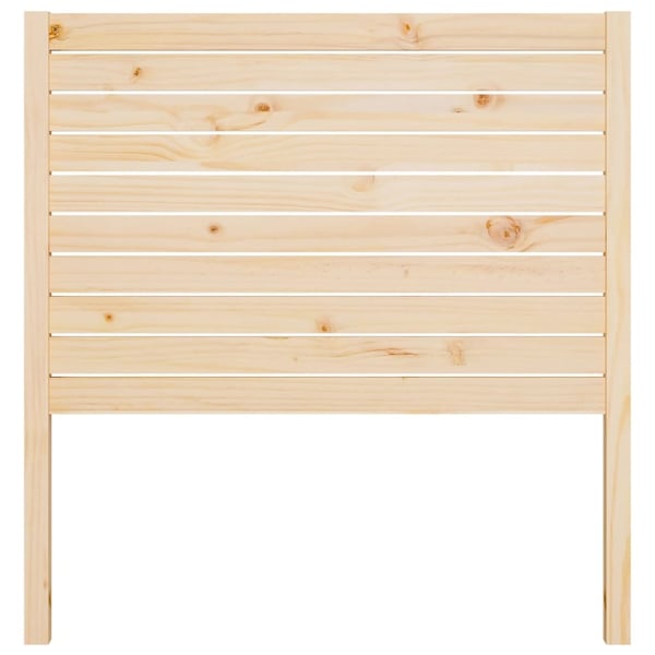 vidaXL Sengegavl 106x4x100 cm heltre furu